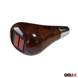 Mercedes E Class W210 Gear Shift Knob - Omac - Bajonet Without Emblem - Walnut - '94-'03 Mercedes E Class W210 Gear Shift Knob - Omac - Bajonet Without Emblem - Walnut - '94-'03